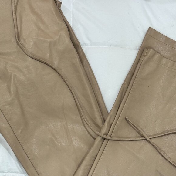 I.AM.GIA Beige Lace-Up Leather Pants – Size S - Picture 3 of 3